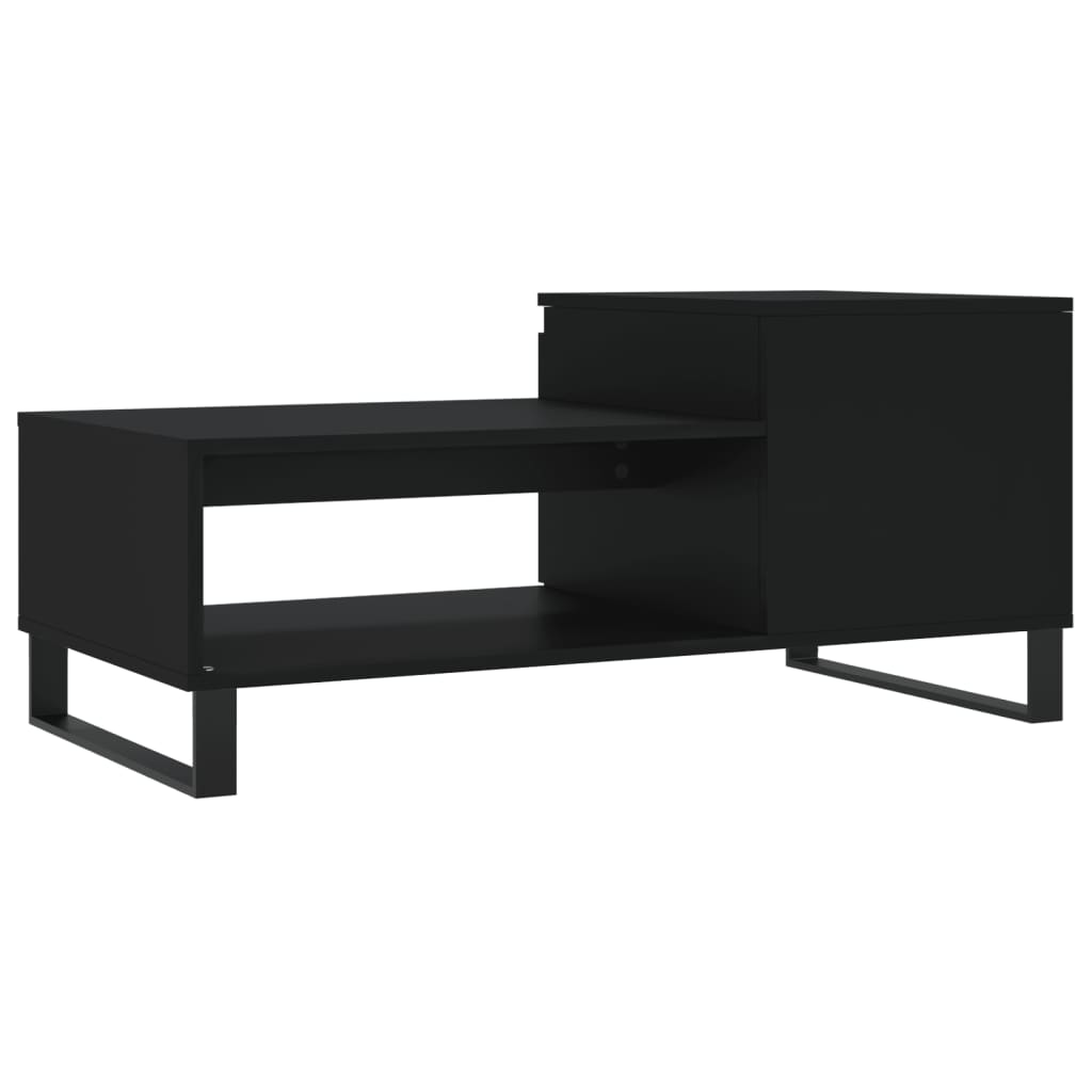 Salontafel 00X50X45 Cm Bewerkt Hout Zwart