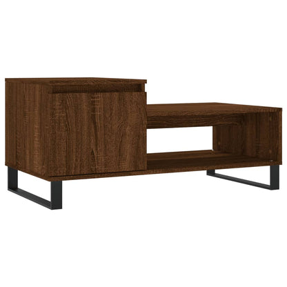 Salontafel 00X50X45 Cm Bewerkt Hout Bruineiken