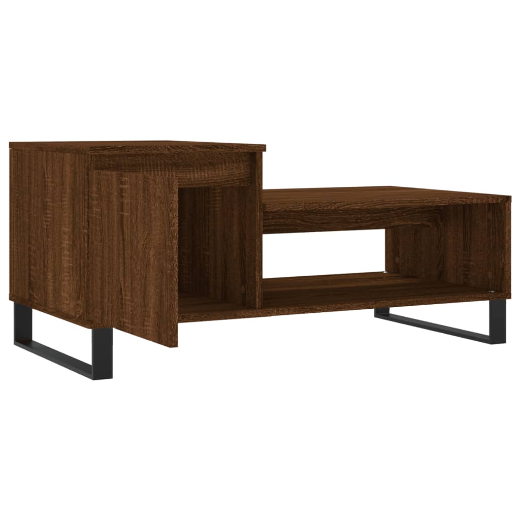 Salontafel 00X50X45 Cm Bewerkt Hout Bruineiken