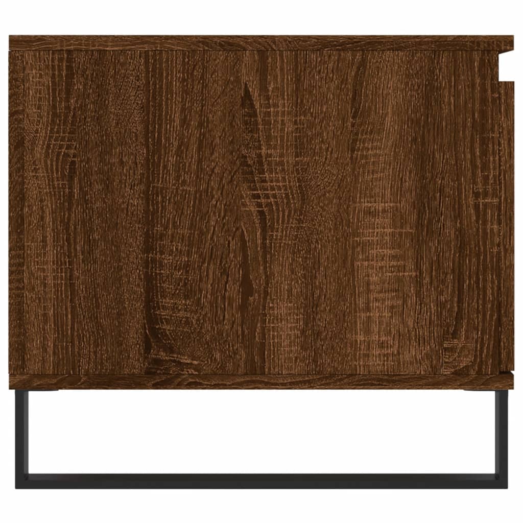 Salontafel 00X50X45 Cm Bewerkt Hout Bruineiken