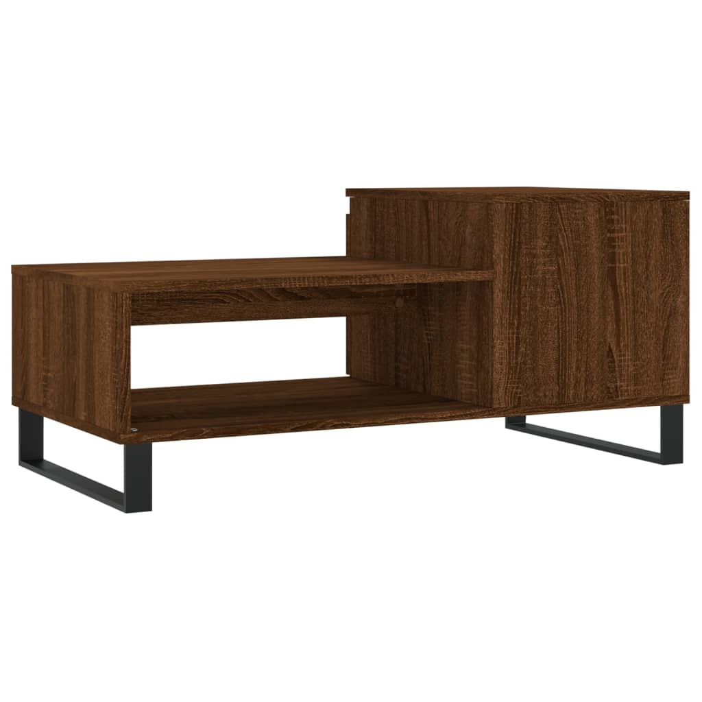 Salontafel 00X50X45 Cm Bewerkt Hout Bruineiken