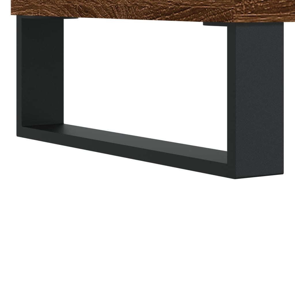 Salontafel 00X50X45 Cm Bewerkt Hout Bruineiken