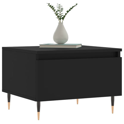 Salontafels 50X46X35 Cm Bewerkt Hout 2 Zwart