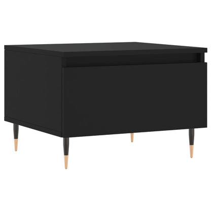 Salontafels 50X46X35 Cm Bewerkt Hout 2 Zwart