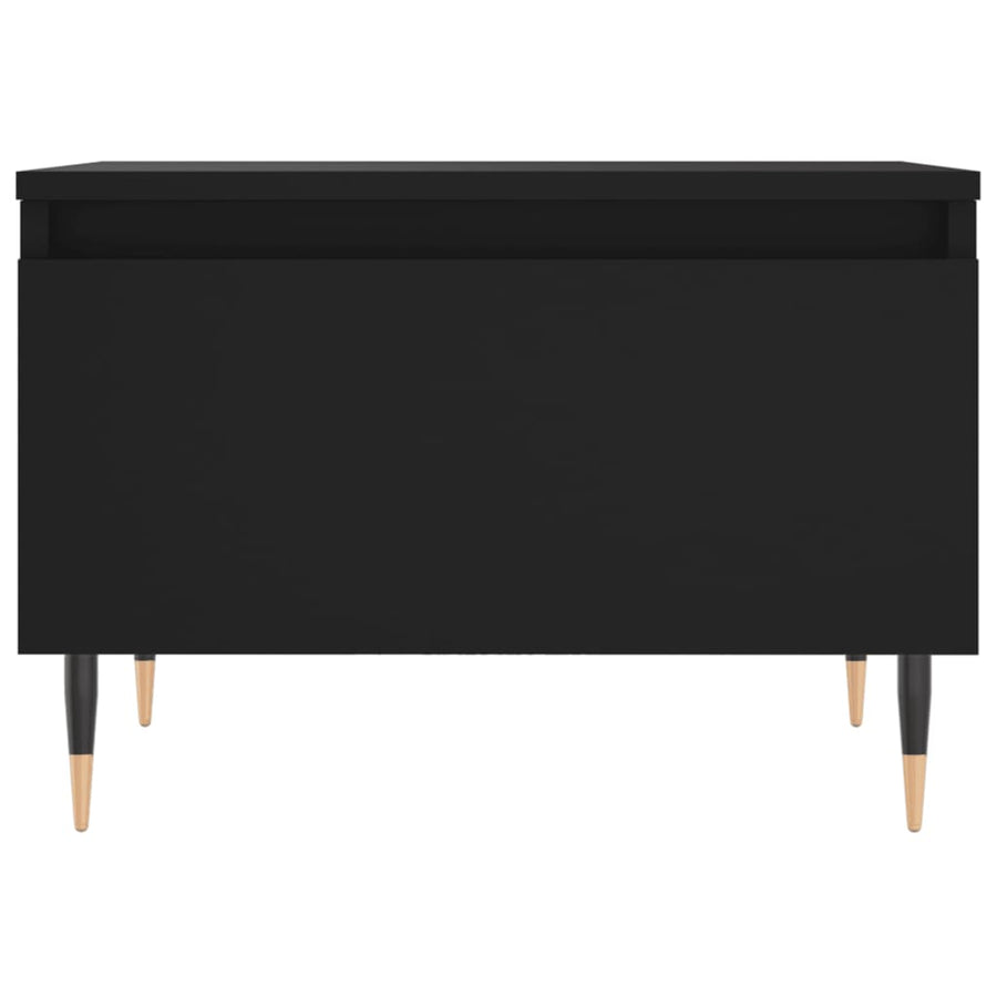 Salontafels 50X46X35 Cm Bewerkt Hout 2 Zwart