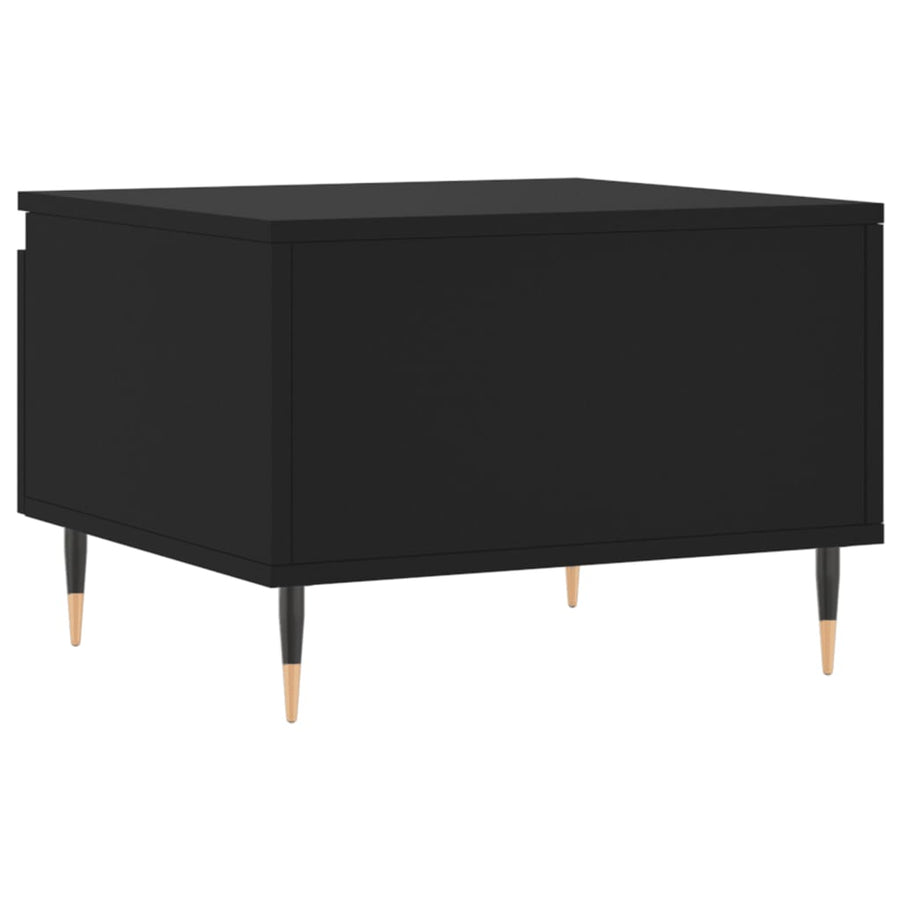 Salontafels 50X46X35 Cm Bewerkt Hout 2 Zwart