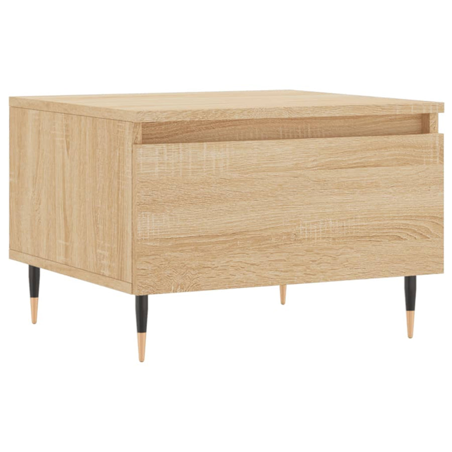 Salontafels 50X46X35 Cm Bewerkt Hout Kleurig 2 Sonoma eiken