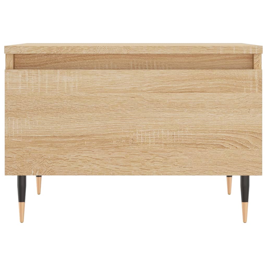 Salontafels 50X46X35 Cm Bewerkt Hout Kleurig 2 Sonoma eiken