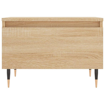Salontafels 50X46X35 Cm Bewerkt Hout Kleurig 2 Sonoma eiken