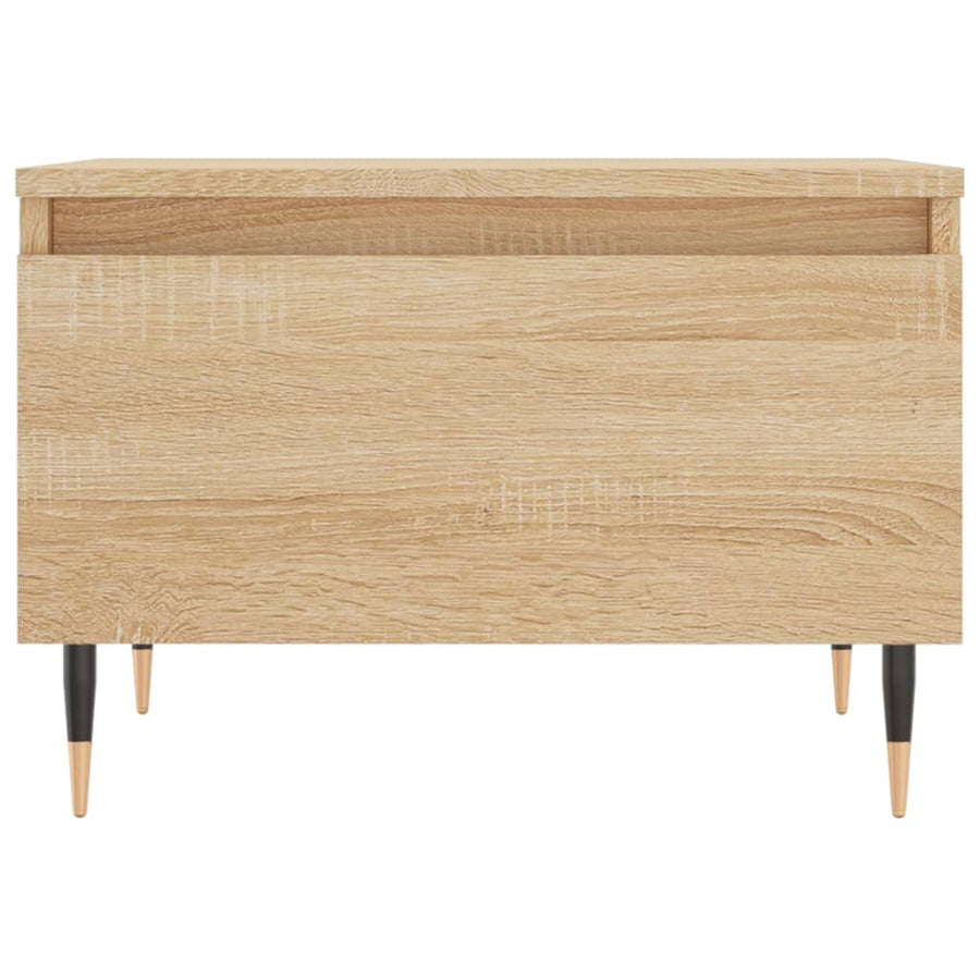 Salontafels 50X46X35 Cm Bewerkt Hout Kleurig 2 Sonoma eiken