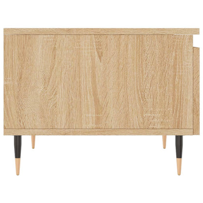 Salontafels 50X46X35 Cm Bewerkt Hout Kleurig 2 Sonoma eiken