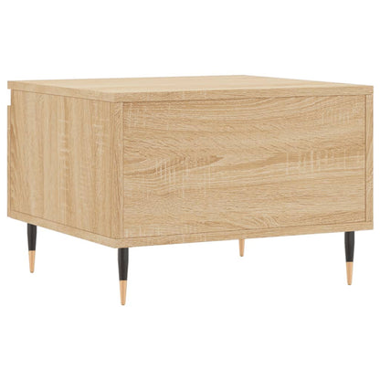 Salontafels 50X46X35 Cm Bewerkt Hout Kleurig 2 Sonoma eiken
