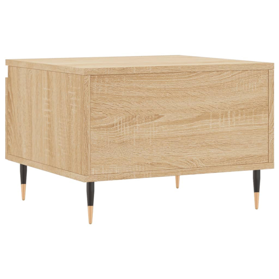 Salontafels 50X46X35 Cm Bewerkt Hout Kleurig 2 Sonoma eiken
