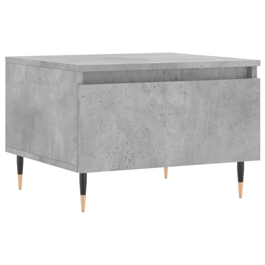 Salontafels 50X46X35 Cm Bewerkt Hout 2 Betongrijs