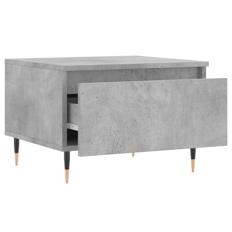 Salontafels 50X46X35 Cm Bewerkt Hout 2 Betongrijs