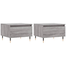Salontafels 50X46X35 Cm Bewerkt Hout Eiken 2 Grijs sonoma