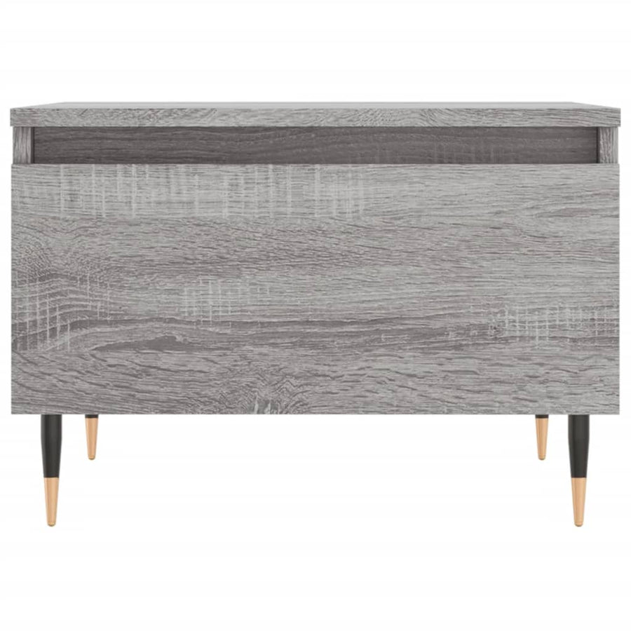 Salontafels 50X46X35 Cm Bewerkt Hout Eiken 2 Grijs sonoma