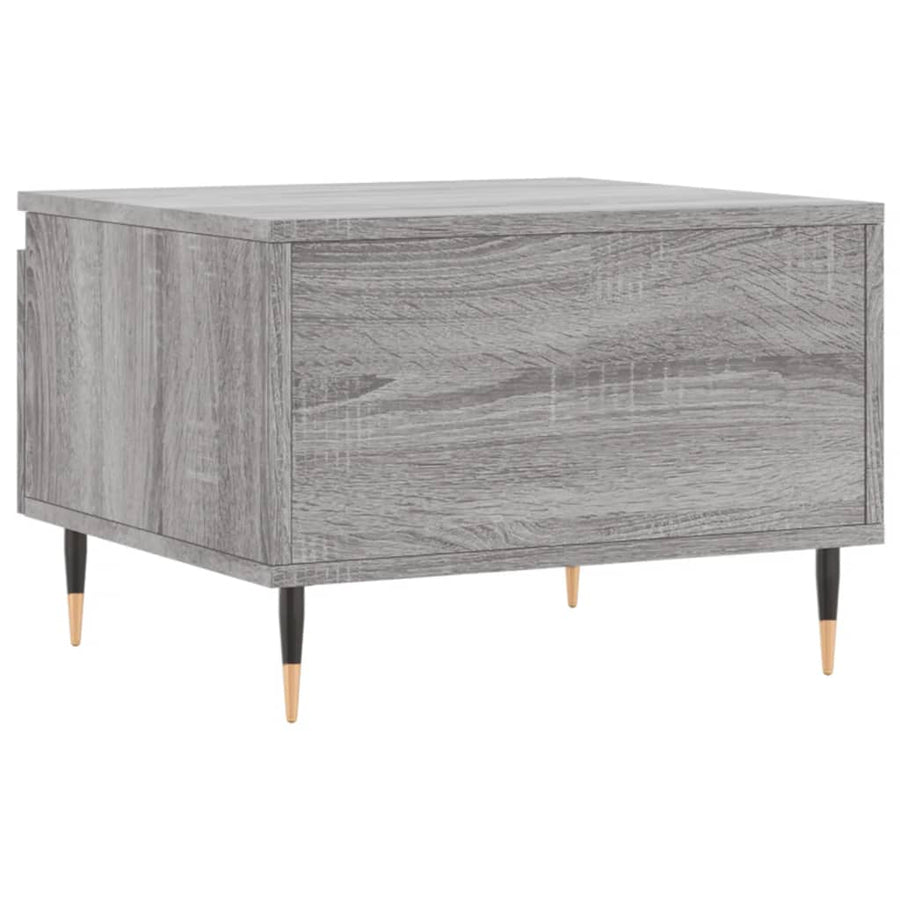 Salontafels 50X46X35 Cm Bewerkt Hout Eiken 2 Grijs sonoma