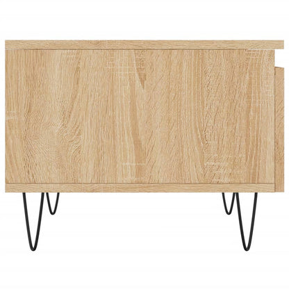 Salontafels 50X46X35 Cm Bewerkt Hout Kleurig 2 Sonoma eiken