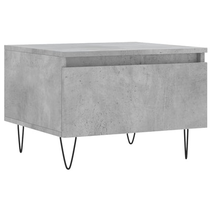 Salontafels 50X46X35 Cm Bewerkt Hout 2 Betongrijs
