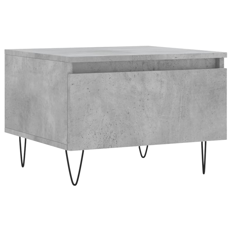 Salontafels 50X46X35 Cm Bewerkt Hout 2 Betongrijs