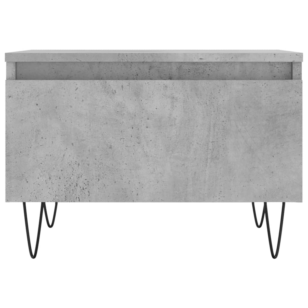 Salontafels 50X46X35 Cm Bewerkt Hout 2 Betongrijs