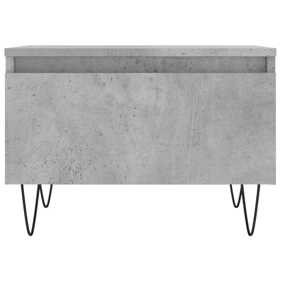 Salontafels 50X46X35 Cm Bewerkt Hout 2 Betongrijs