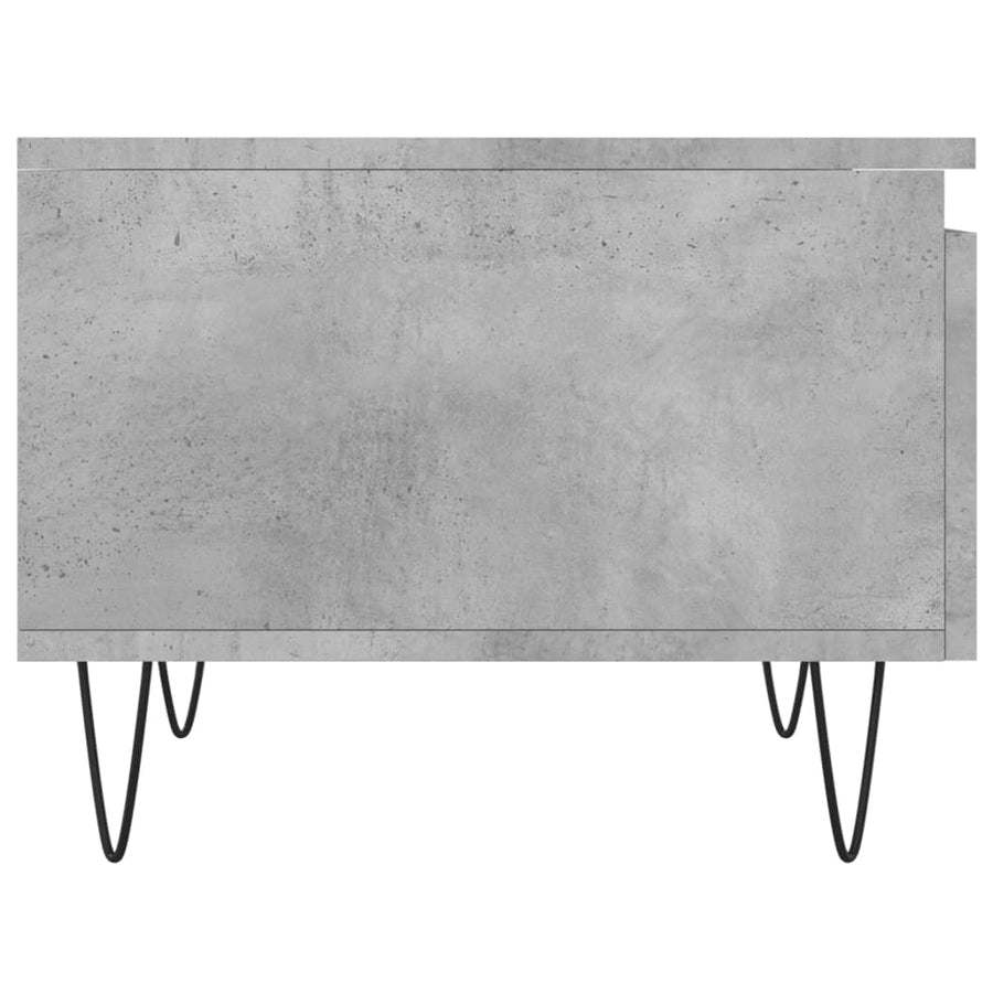 Salontafels 50X46X35 Cm Bewerkt Hout 2 Betongrijs