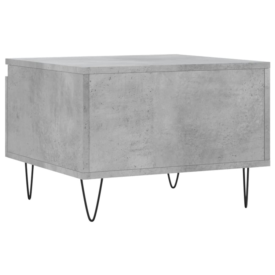 Salontafels 50X46X35 Cm Bewerkt Hout 2 Betongrijs
