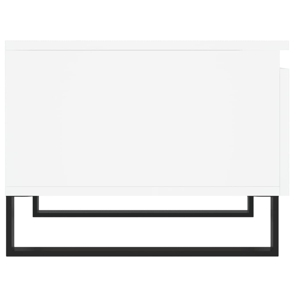 Salontafels 50X46X35 Cm Bewerkt Hout 2 Wit