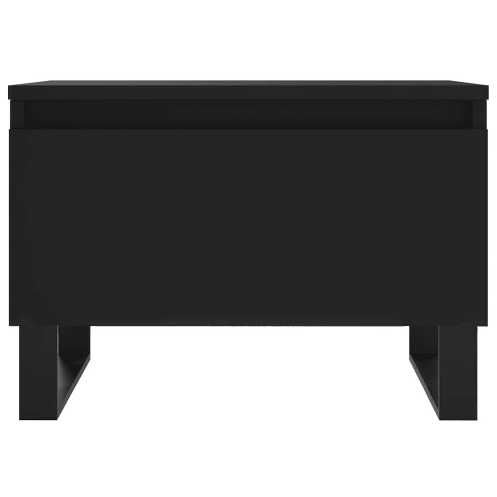 Salontafels 50X46X35 Cm Bewerkt Hout 2 Zwart