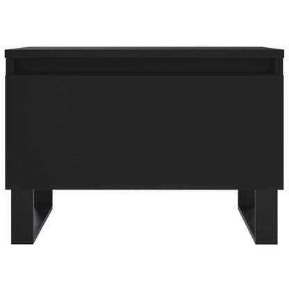 Salontafels 50X46X35 Cm Bewerkt Hout 2 Zwart