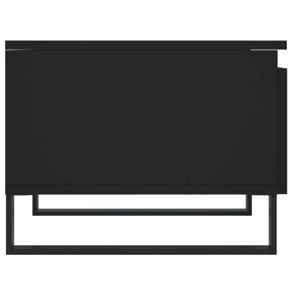Salontafels 50X46X35 Cm Bewerkt Hout 2 Zwart