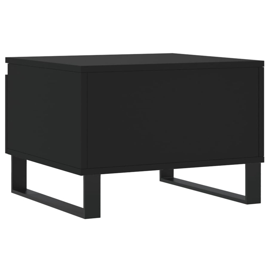 Salontafels 50X46X35 Cm Bewerkt Hout 2 Zwart