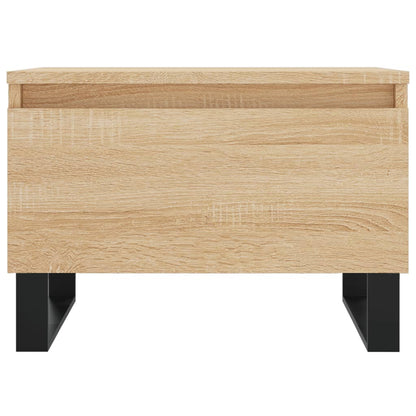 Salontafels 50X46X35 Cm Bewerkt Hout Kleurig 2 Sonoma eiken