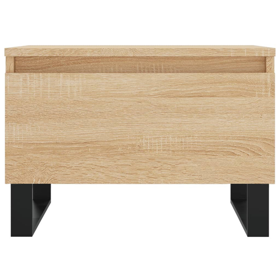 Salontafels 50X46X35 Cm Bewerkt Hout Kleurig 2 Sonoma eiken