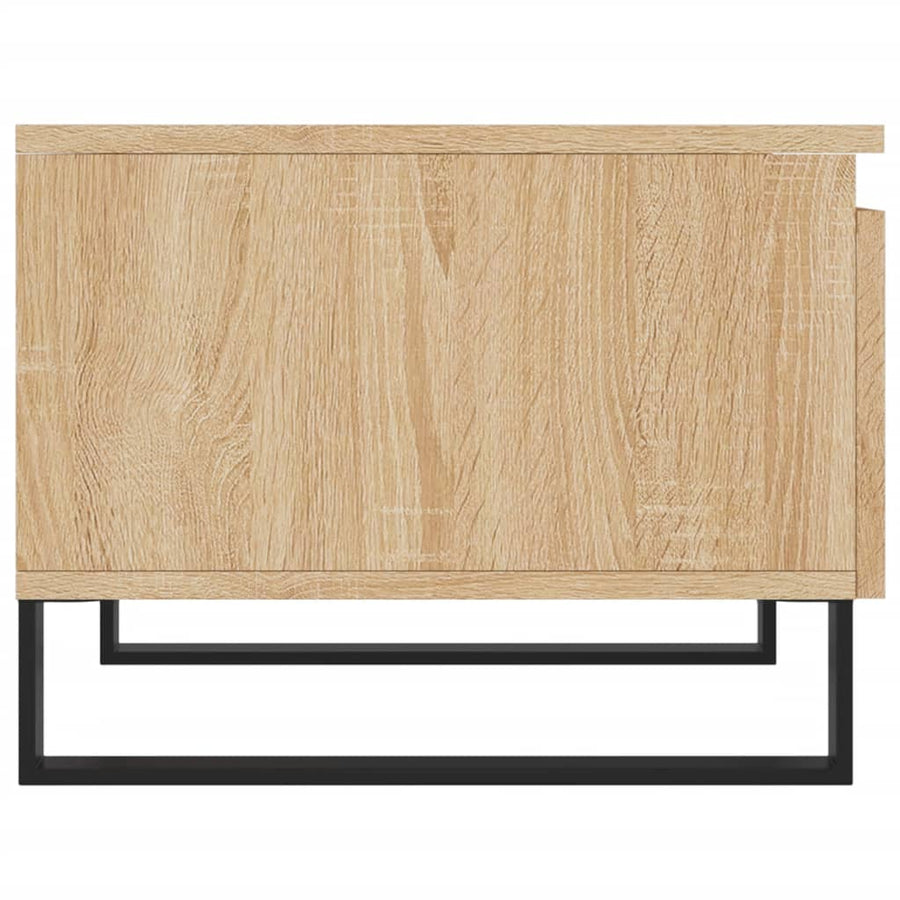 Salontafels 50X46X35 Cm Bewerkt Hout Kleurig 2 Sonoma eiken