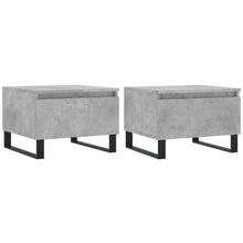 Salontafels 50X46X35 Cm Bewerkt Hout 2 Betongrijs