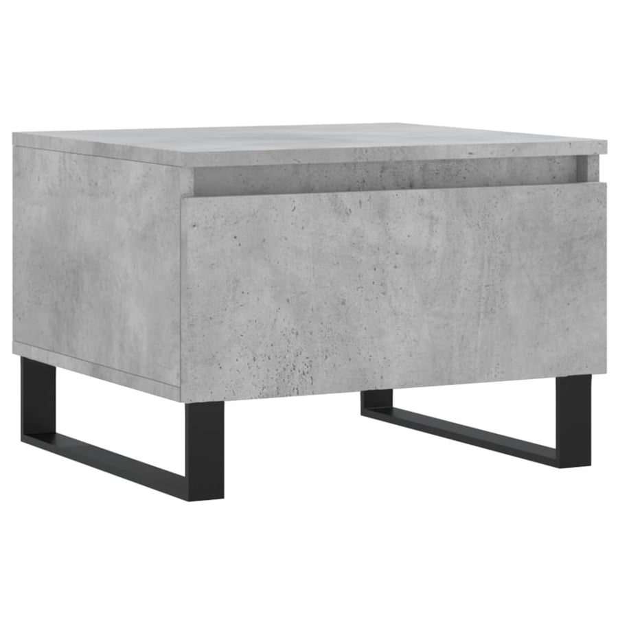 Salontafels 50X46X35 Cm Bewerkt Hout 2 Betongrijs