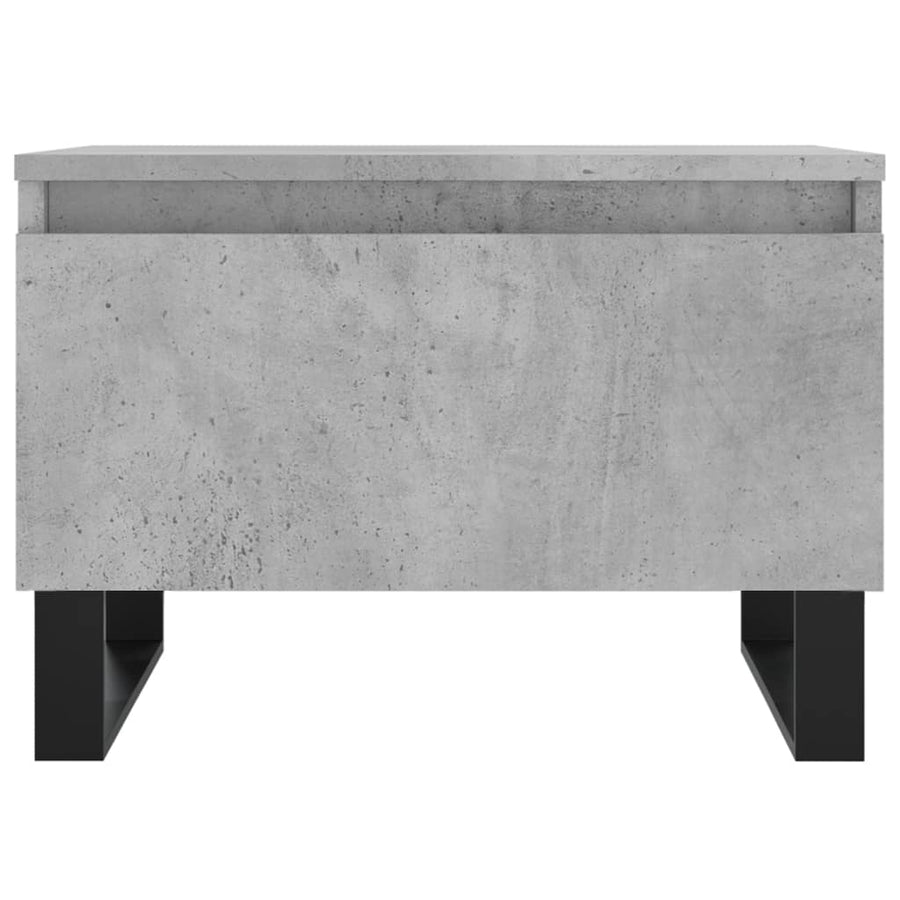 Salontafels 50X46X35 Cm Bewerkt Hout 2 Betongrijs