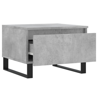Salontafels 50X46X35 Cm Bewerkt Hout 2 Betongrijs