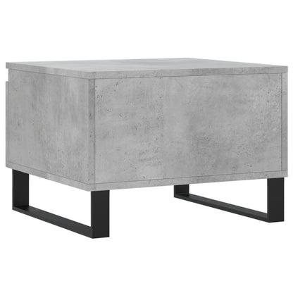 Salontafels 50X46X35 Cm Bewerkt Hout 2 Betongrijs