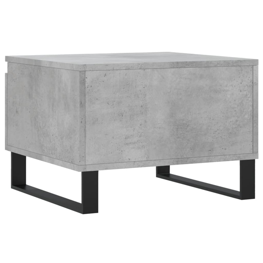 Salontafels 50X46X35 Cm Bewerkt Hout 2 Betongrijs