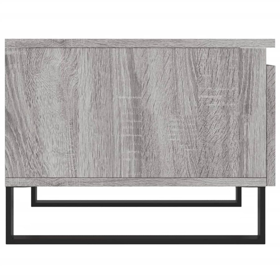 Salontafels 50X46X35 Cm Bewerkt Hout Eiken 2 Grijs sonoma