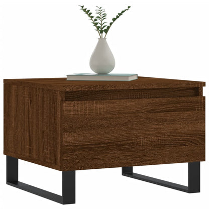 Salontafel 50X46X35 Cm Bewerkt Hout Bruin Eikenkleur 1 Bruineiken
