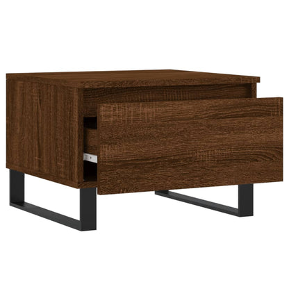Salontafel 50X46X35 Cm Bewerkt Hout Bruin Eikenkleur 1 Bruineiken