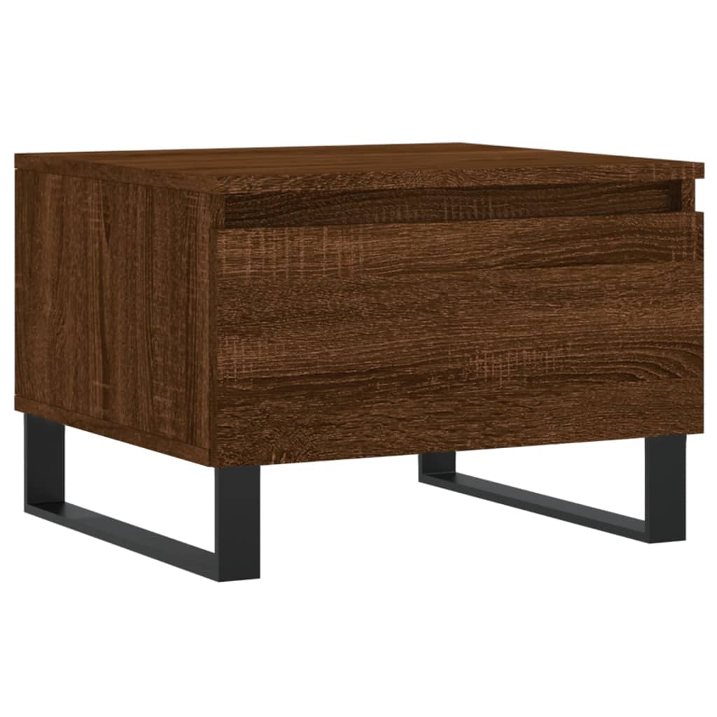 Salontafels 50X46X35 Cm Bewerkt Hout Bruin Eikenkleur 2 Bruineiken