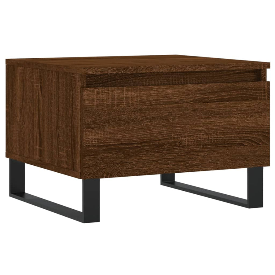 Salontafels 50X46X35 Cm Bewerkt Hout Bruin Eikenkleur 2 Bruineiken