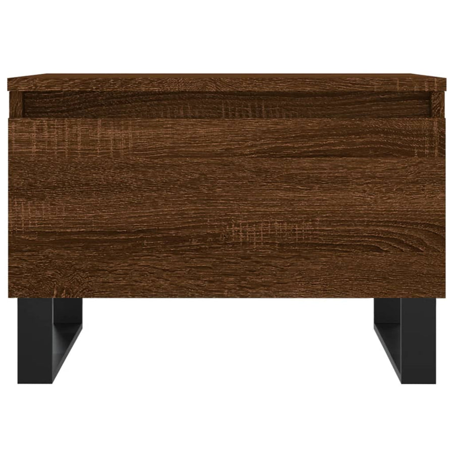 Salontafels 50X46X35 Cm Bewerkt Hout Bruin Eikenkleur 2 Bruineiken