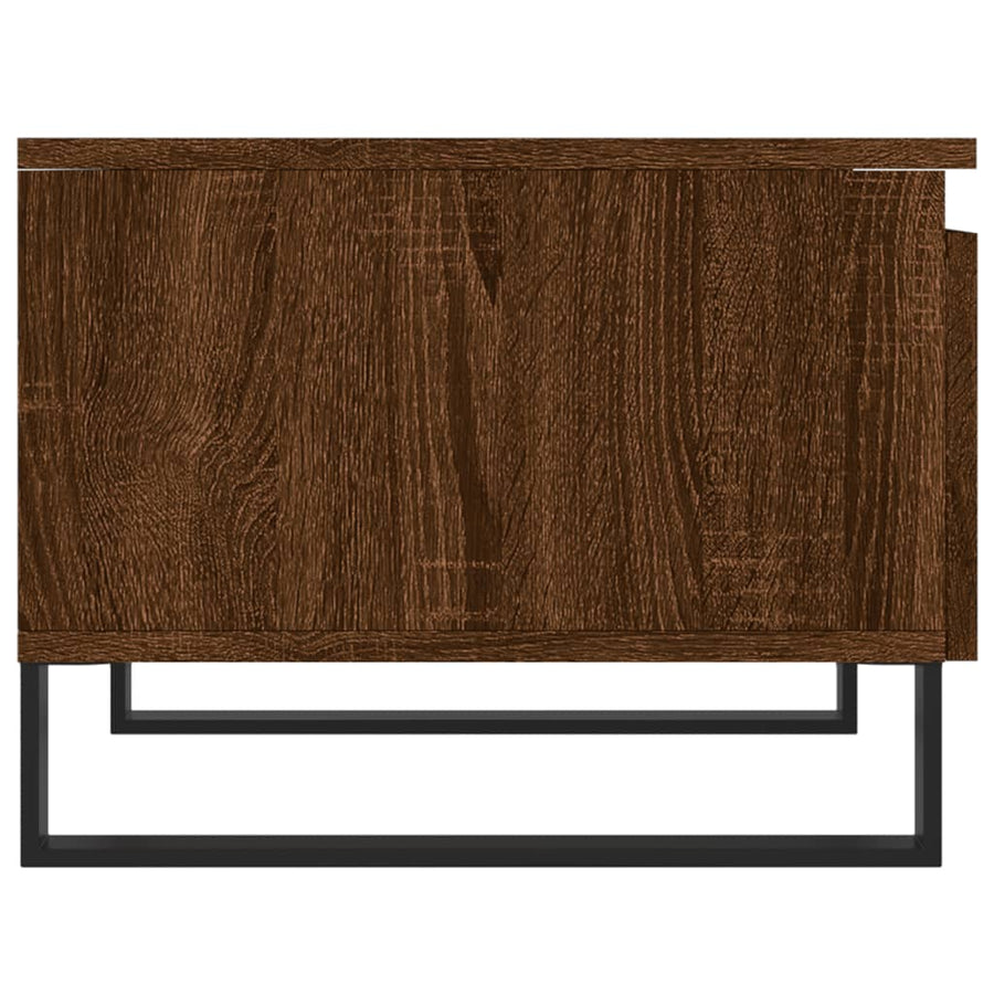 Salontafels 50X46X35 Cm Bewerkt Hout Bruin Eikenkleur 2 Bruineiken